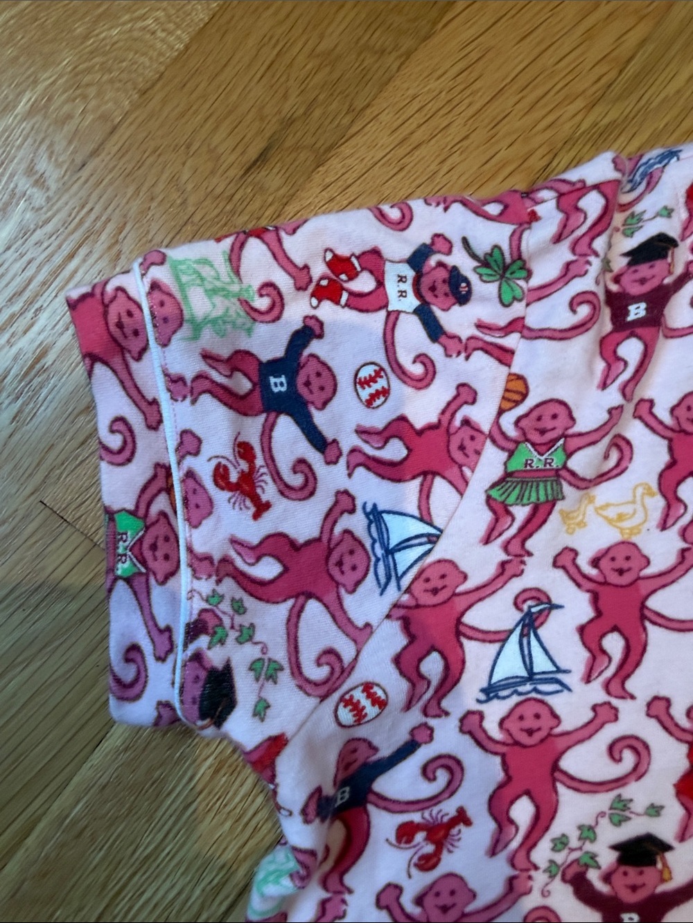 Roller Rabbit Pajama Set - Boston Red Sox - Picture 6 of 7